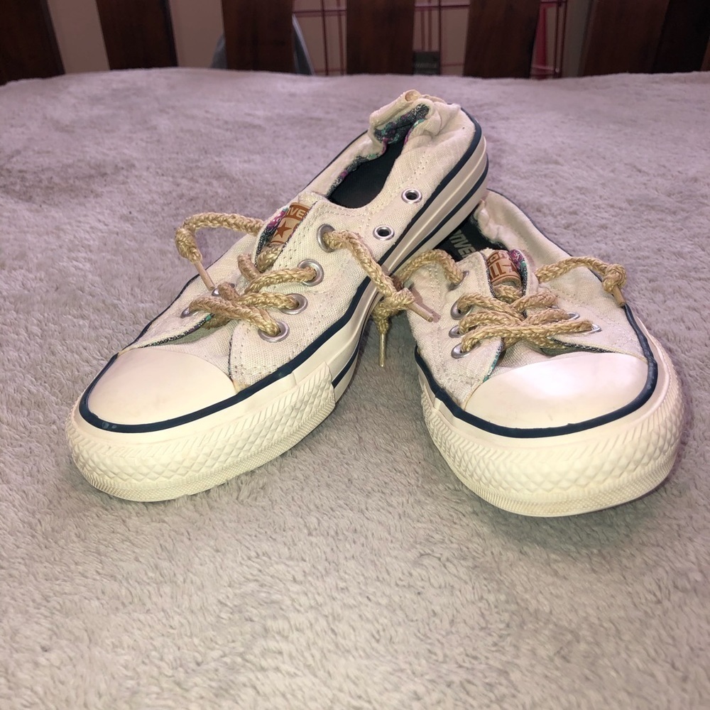 CONVERSE Shoreline Rope Lace Slip On Sneakers Sz 5.5